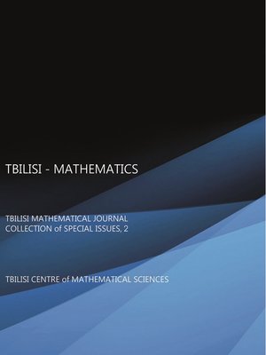 cover image of Tbilisi: Mathematics